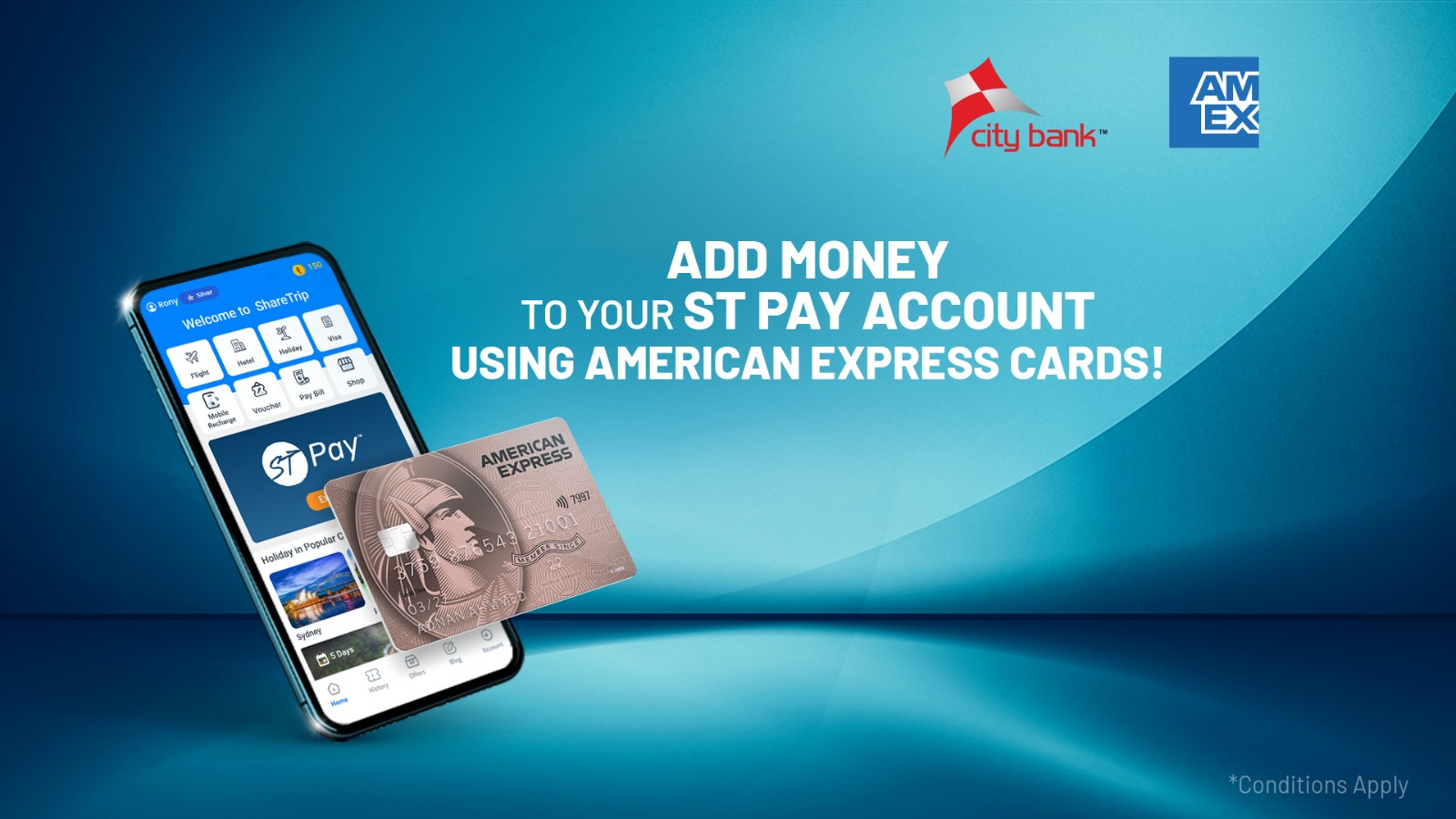 ST Pay AMEX integration